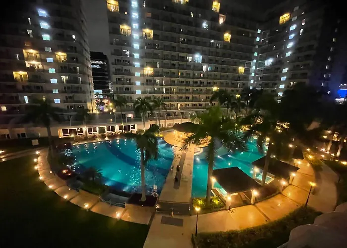 Jaja's Place At Shell Residences With Balcony Pool View * Manila